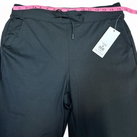 Yogalicious Lux Ladies Black Straight Leg Loungewear With Pockets Size M NWT - Picture 1 of 9